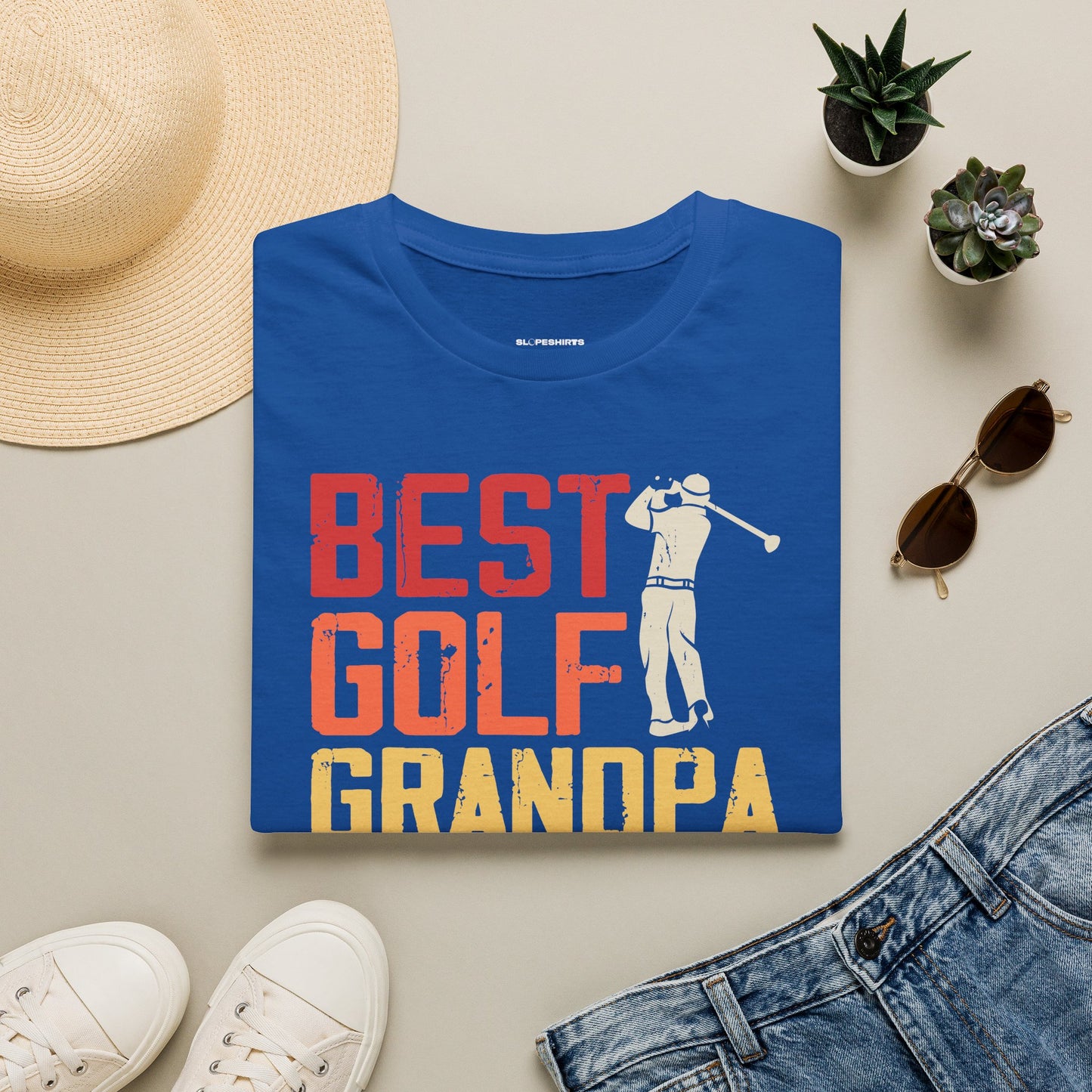 Best golf grandpa ever T-shirt