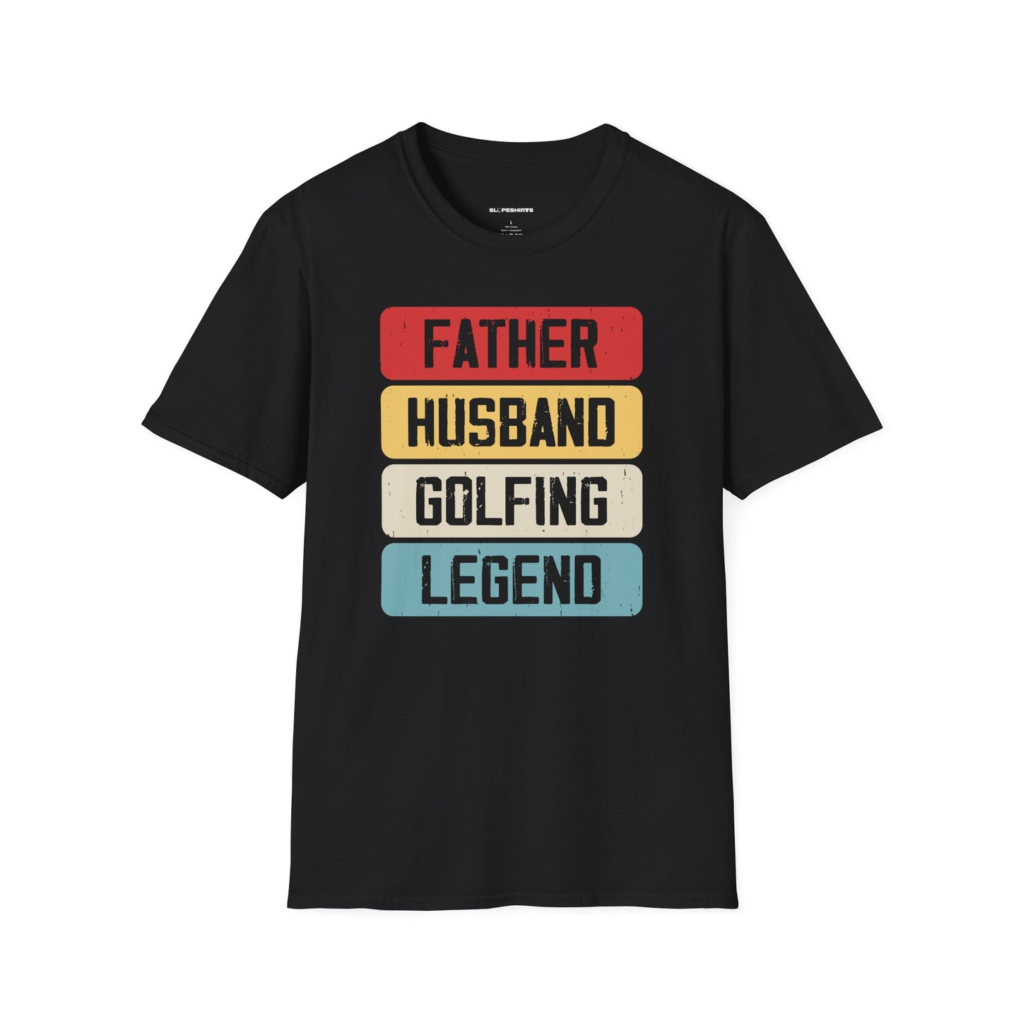 Father husband golfing legend T-shirt