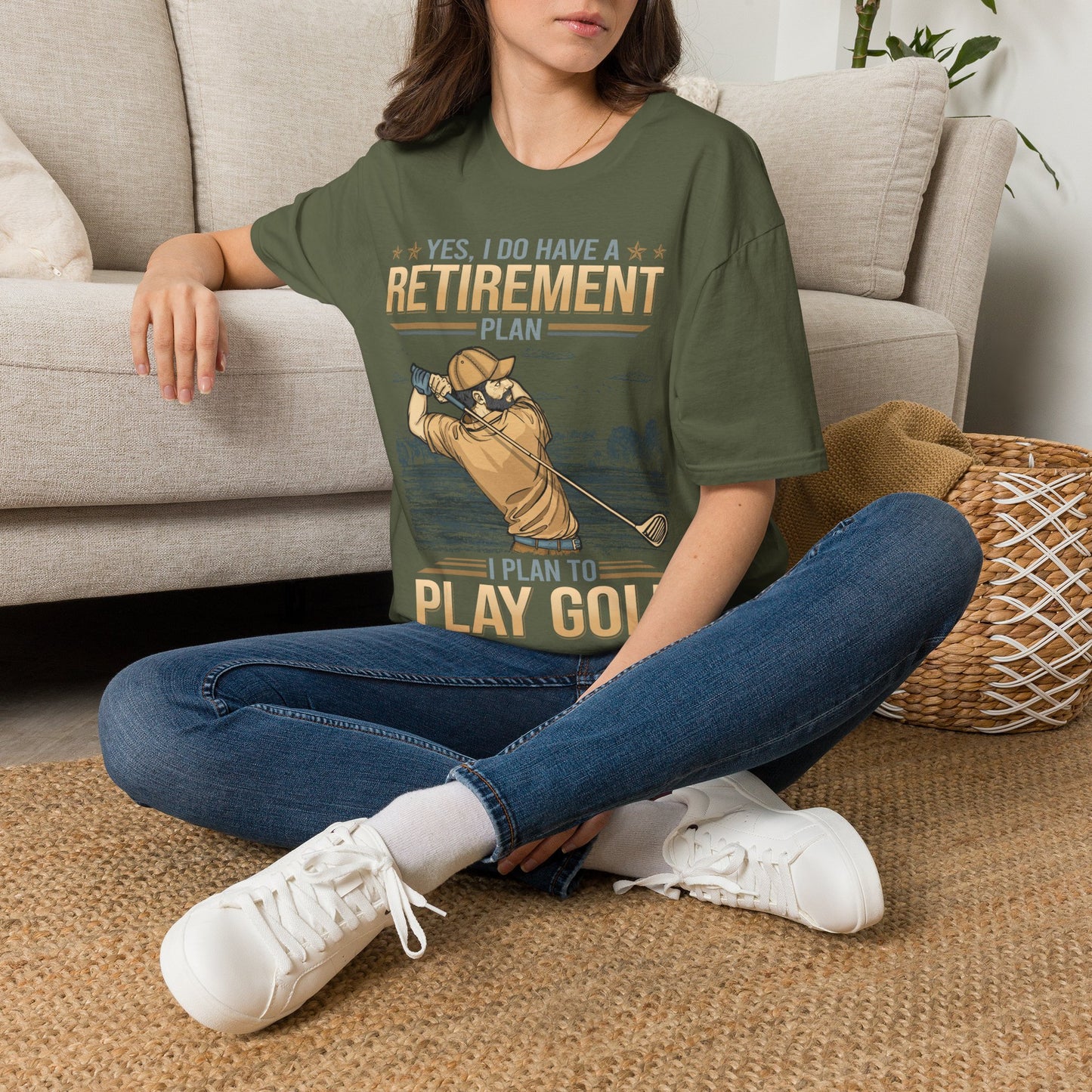 Yes I do have a retirement plan I plan to play golf T-shirt