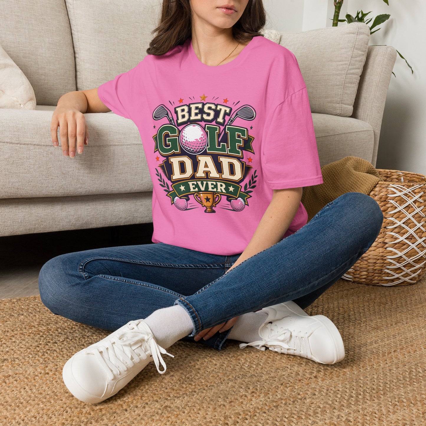 Best golf dad ever T-shirt