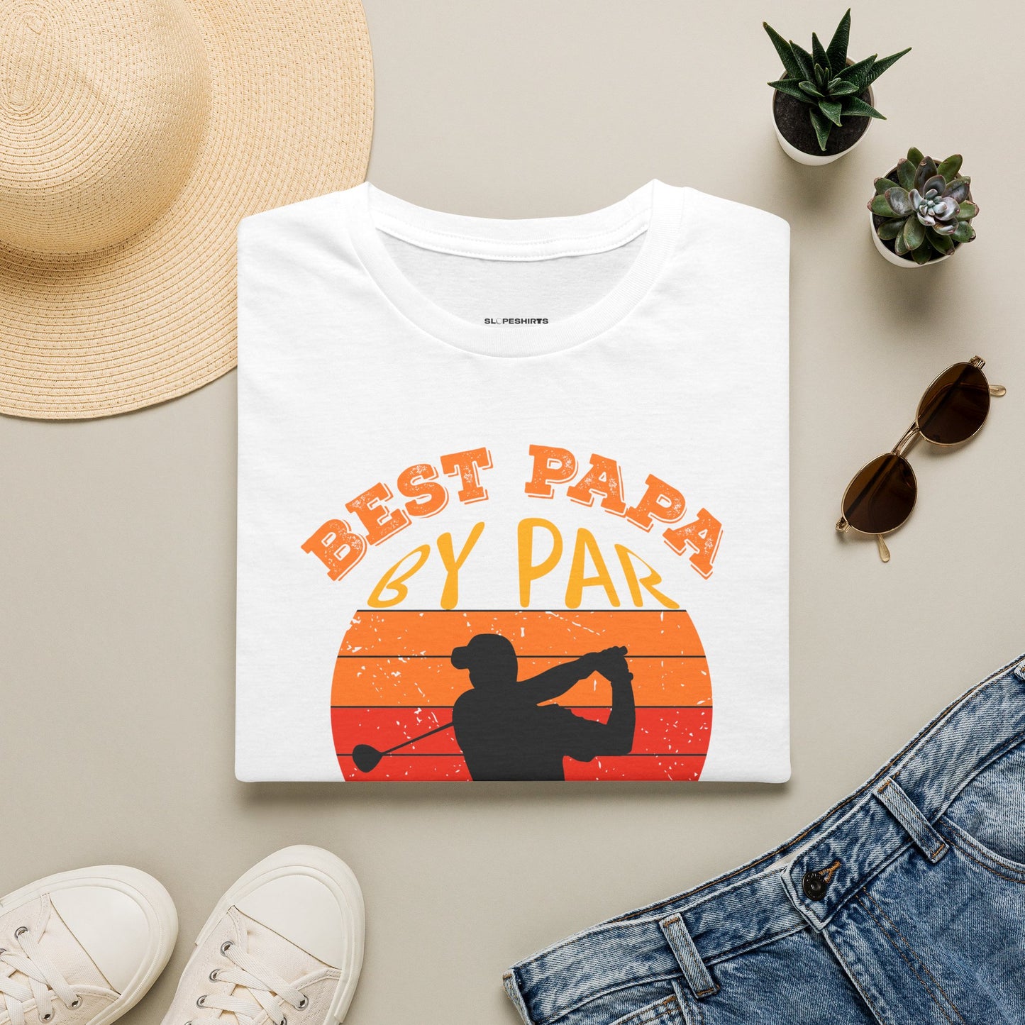 Best papa by par T-shirt