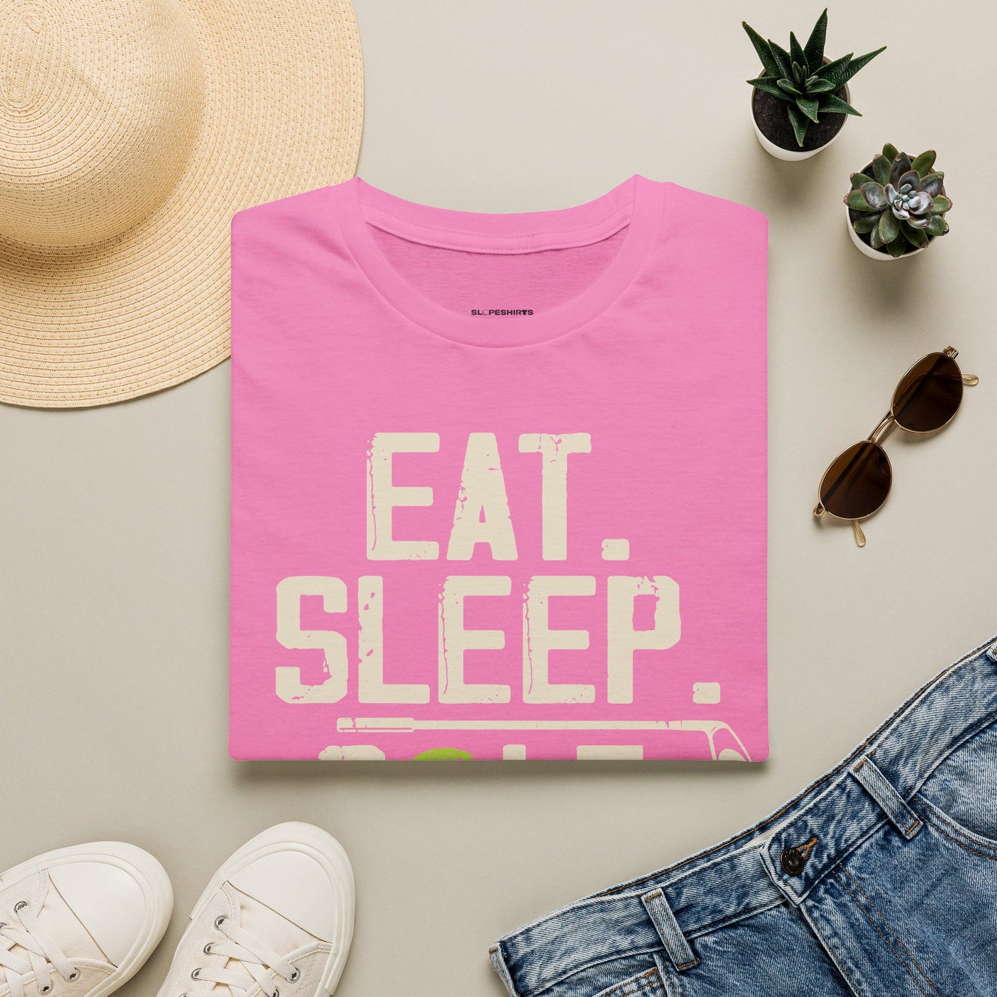 Eat sleep golf repeat T-shirt