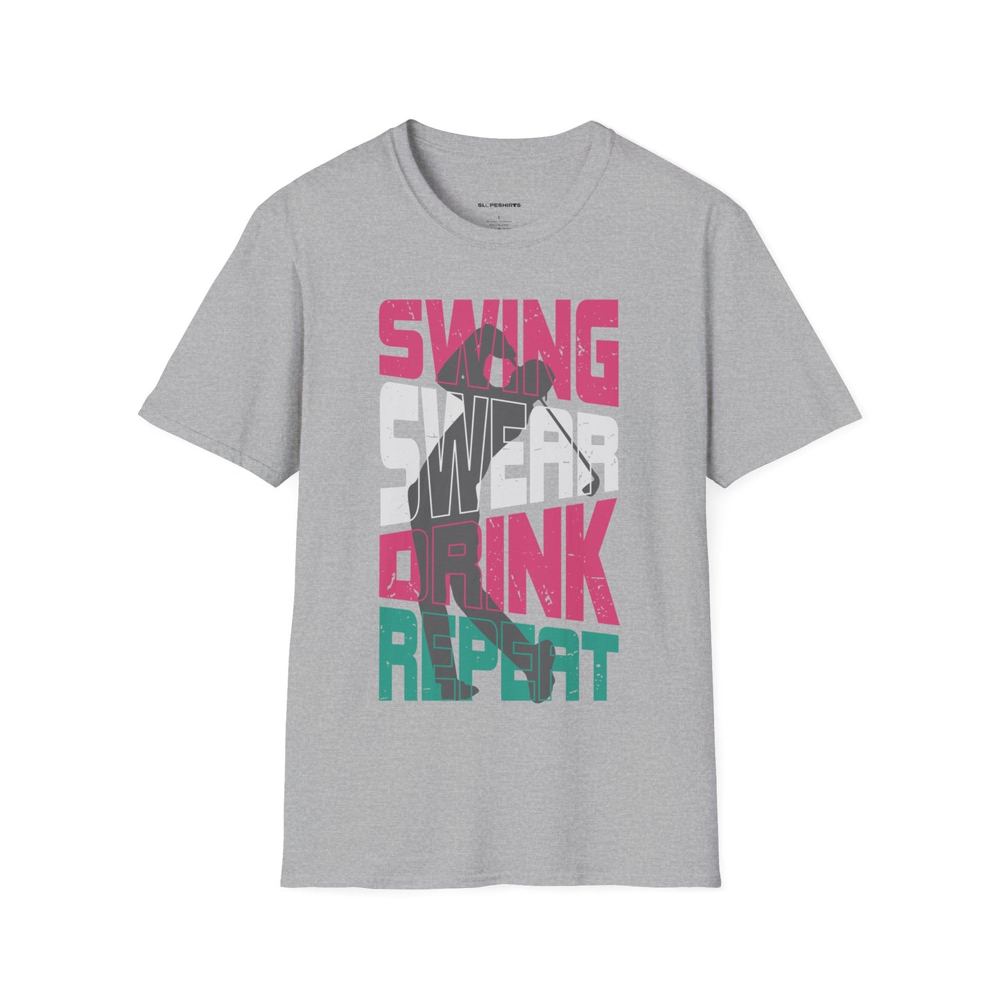 Swing swear drink repeat T-shirt