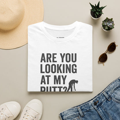 Are you looking at my putt T-shirt