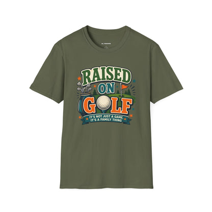 Raised on golf T-shirt