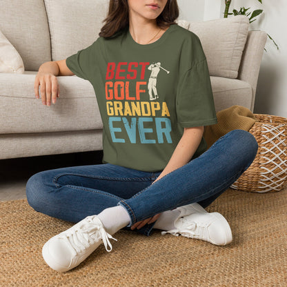 Best golf grandpa ever T-shirt