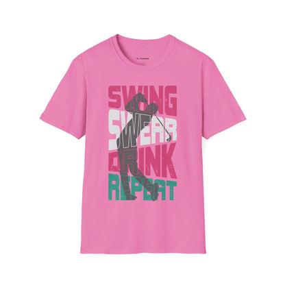 Swing swear drink repeat T-shirt
