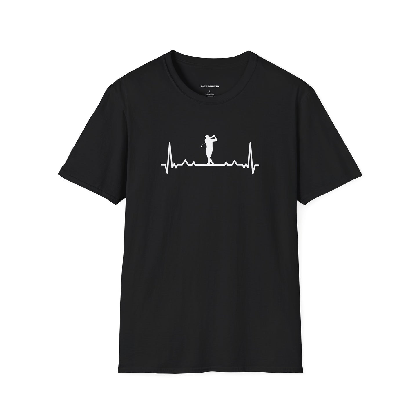 Golf heartbeat T-shirt