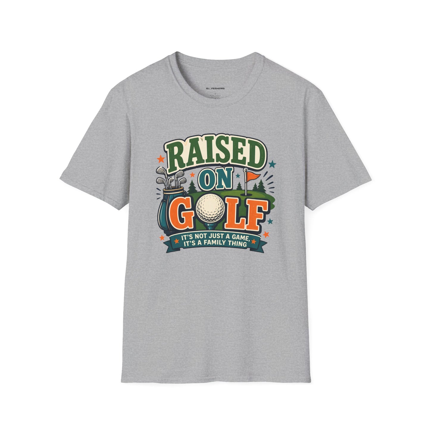 Raised on golf T-shirt