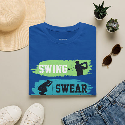Swing swear find ball repeat T-shirt