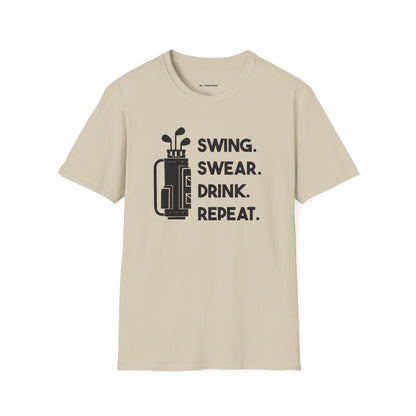 Swing swear drink repeat T-shirt