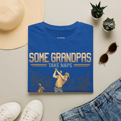 Some grandpas take naps super cool grandpas play golf then take a nap T-shirt