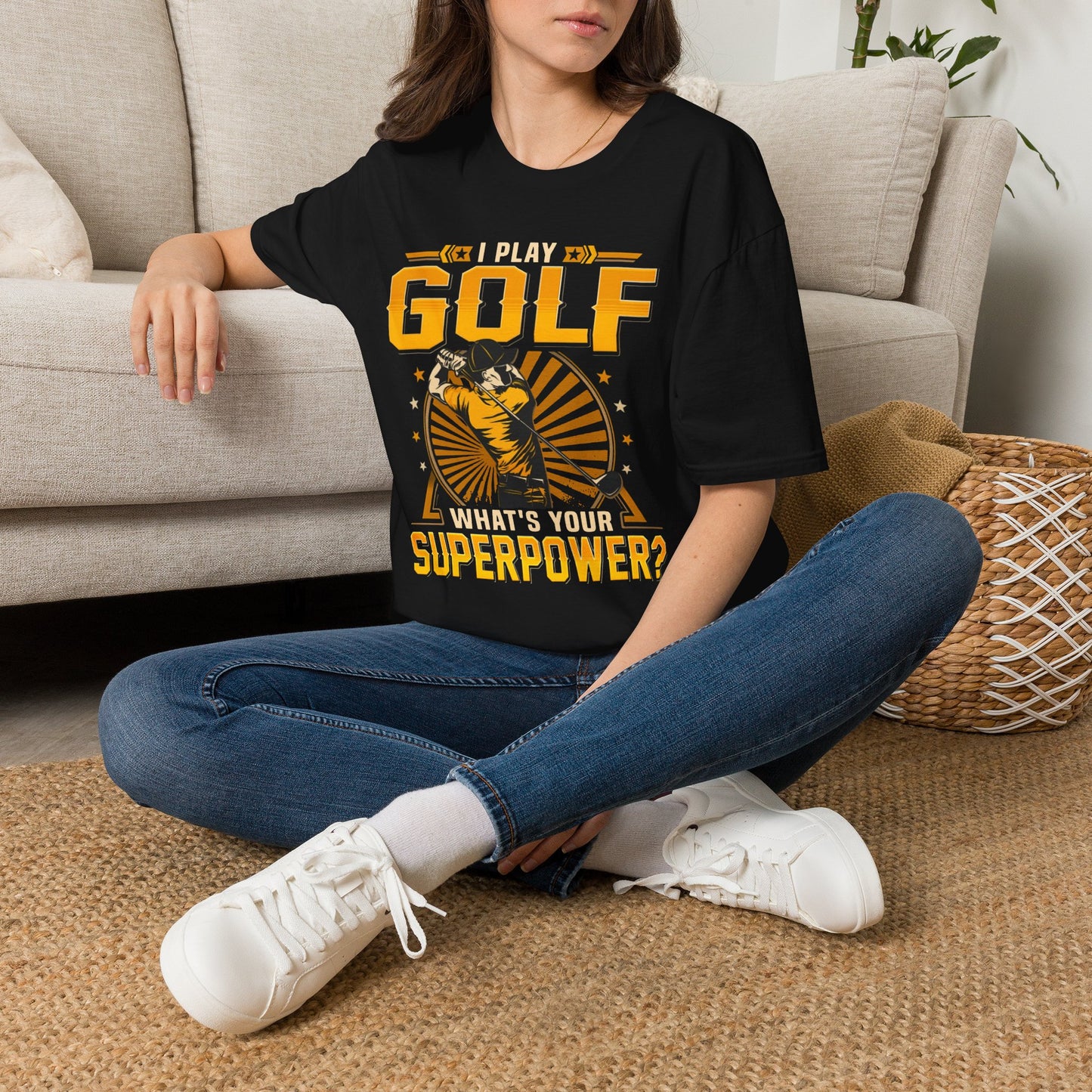 I play golf whats your superpower? T-shirt