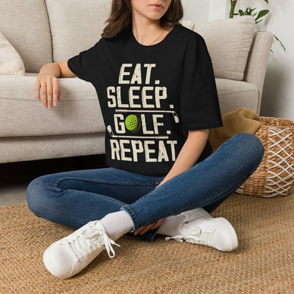 Eat sleep golf repeat T-shirt