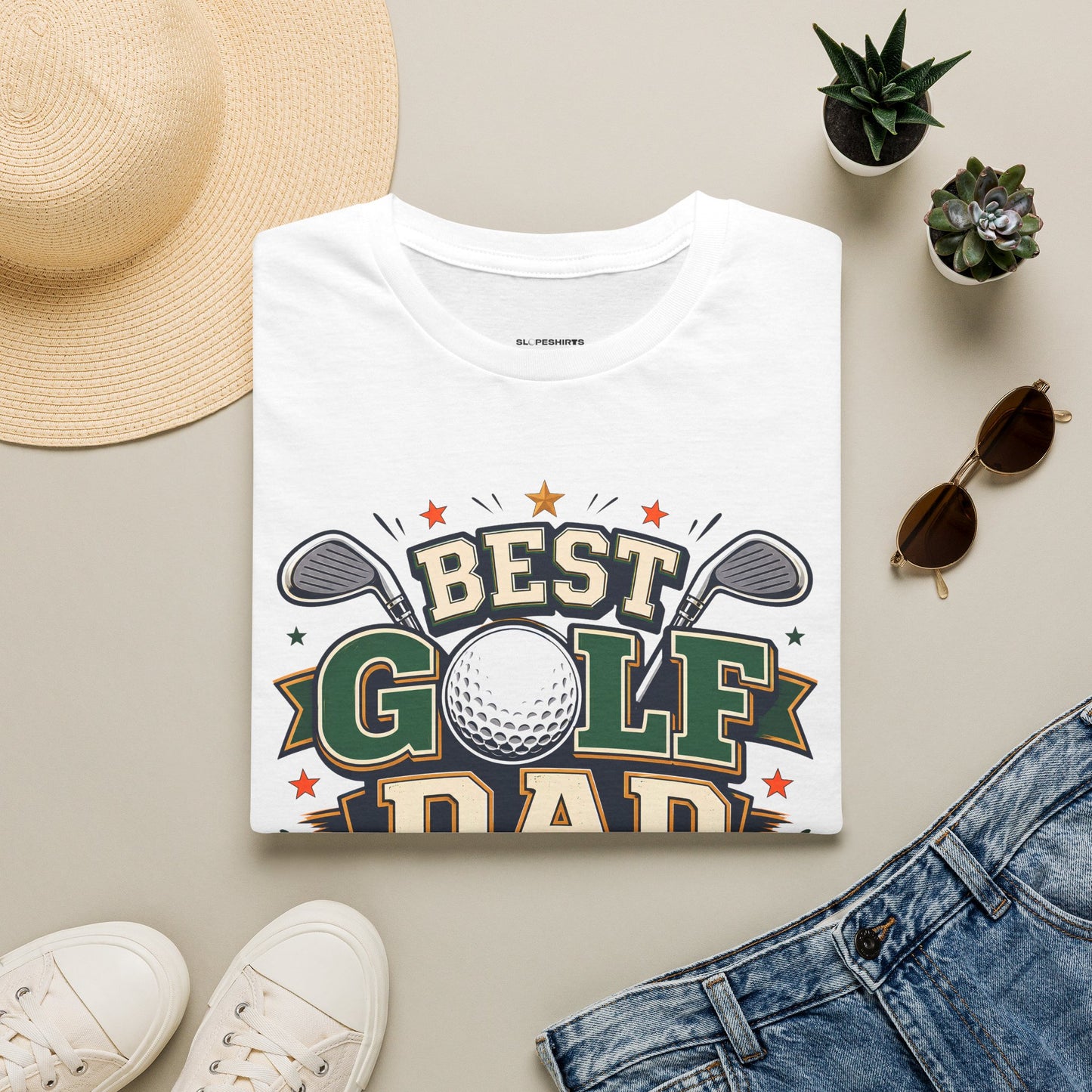 Best golf dad ever T-shirt