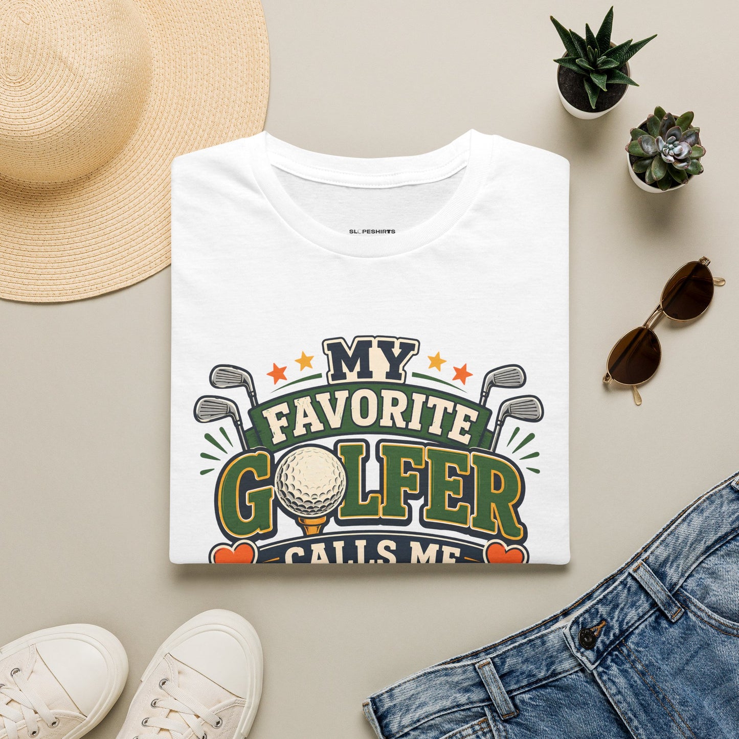 My favourite golfer calls me dad T-shirt