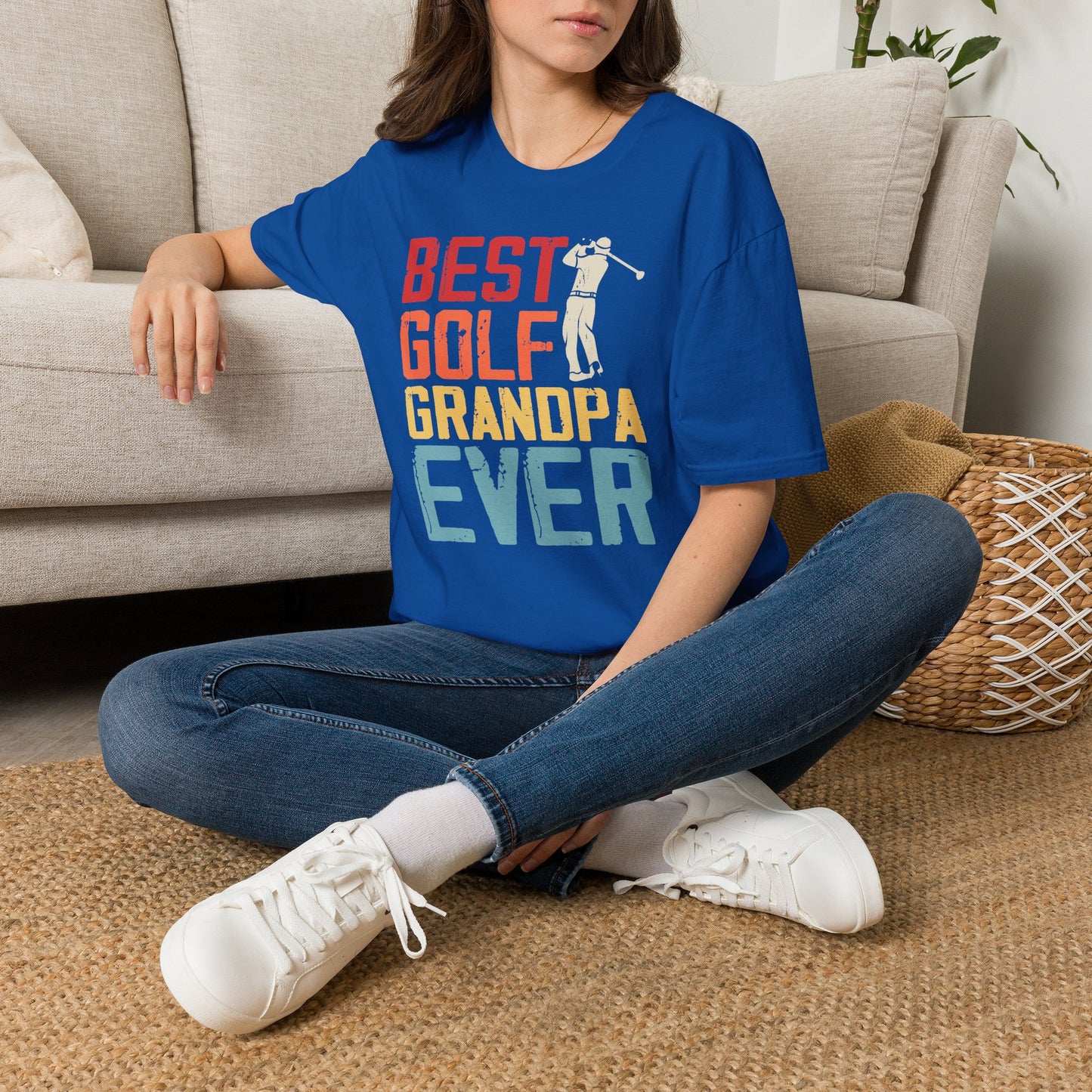 Best golf grandpa ever T-shirt