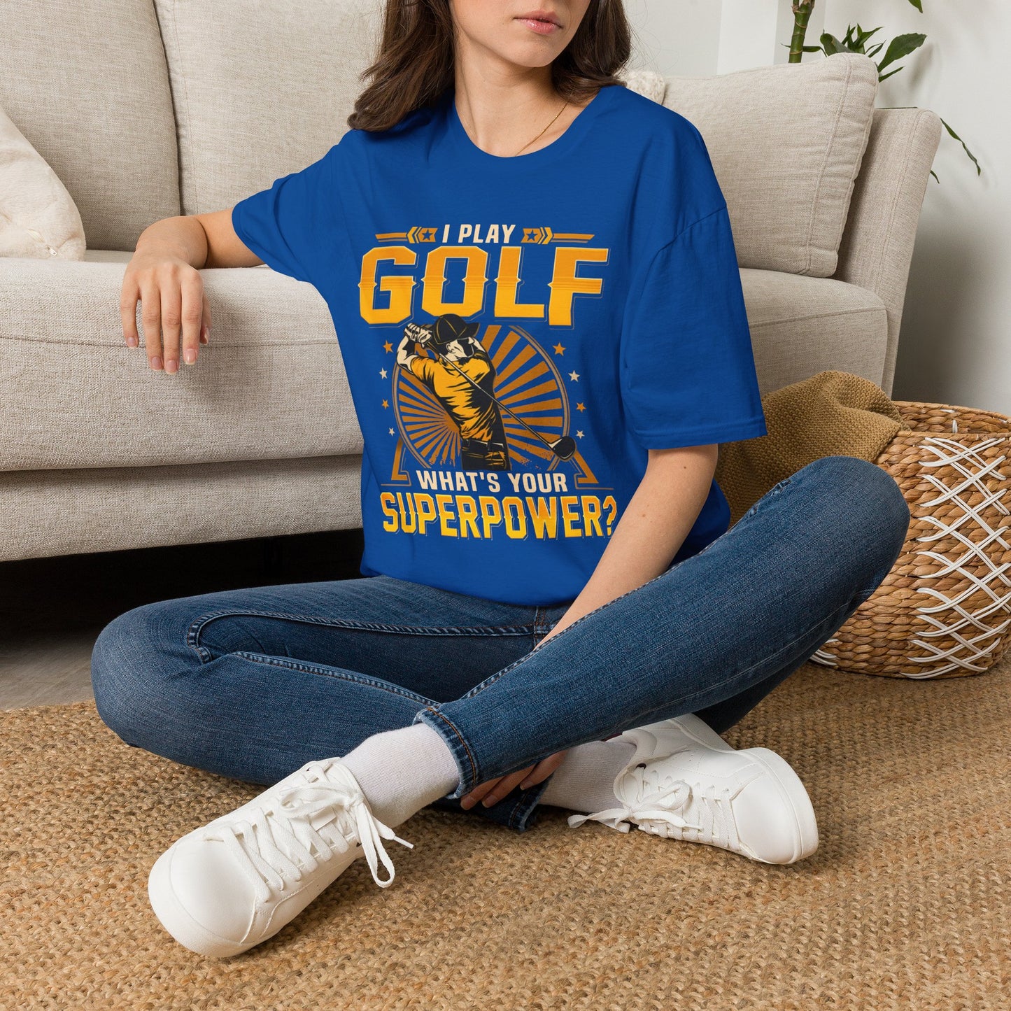 I play golf whats your superpower? T-shirt