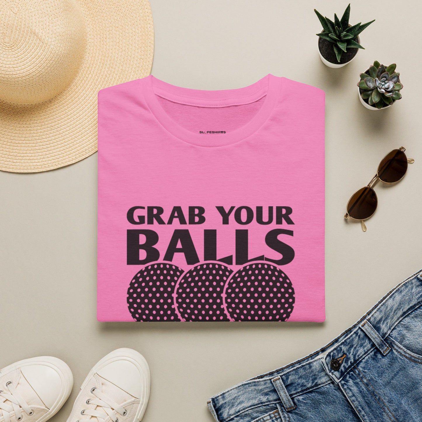 Grab your balls were going golf shirt