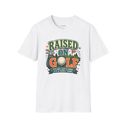 Raised on golf T-shirt
