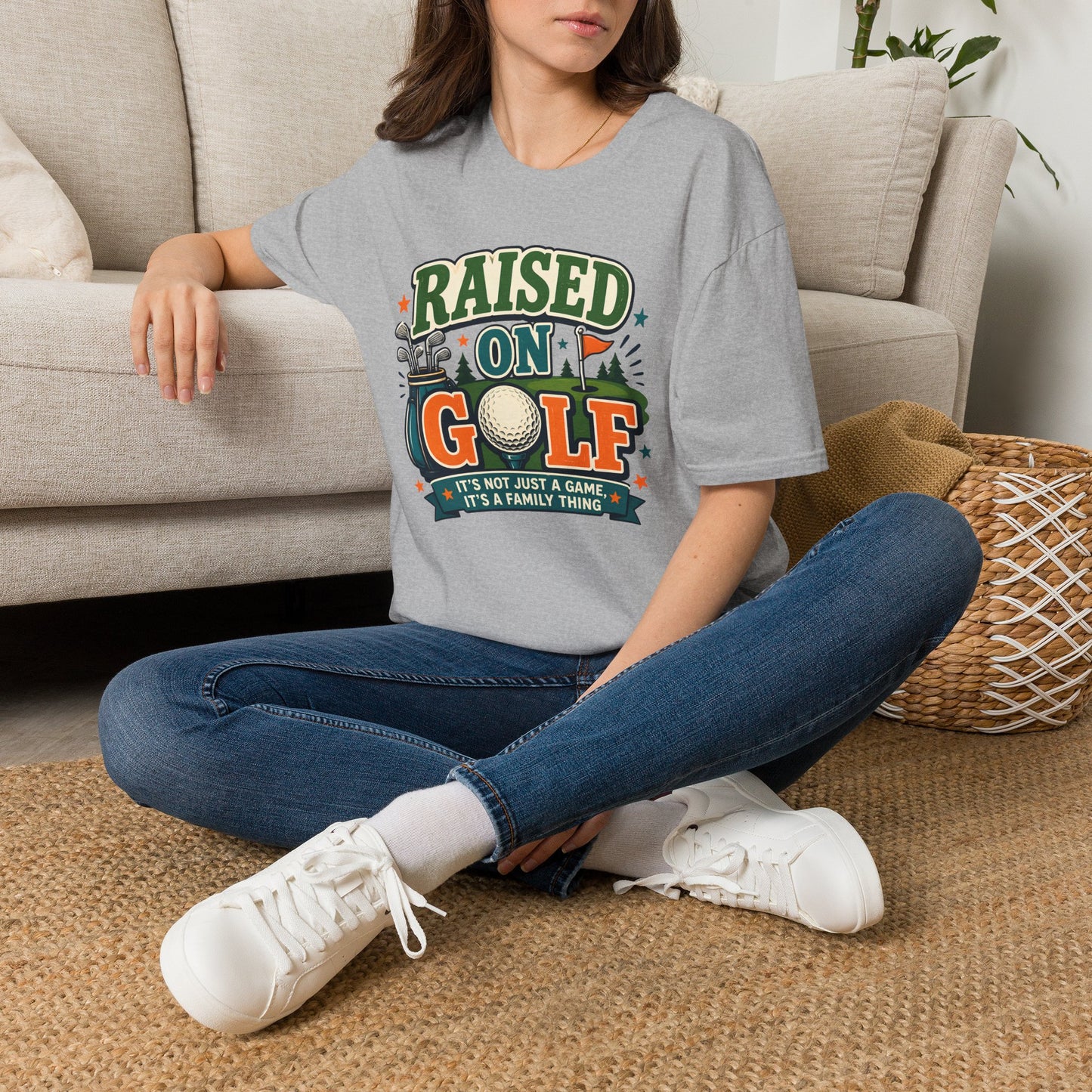 Raised on golf T-shirt