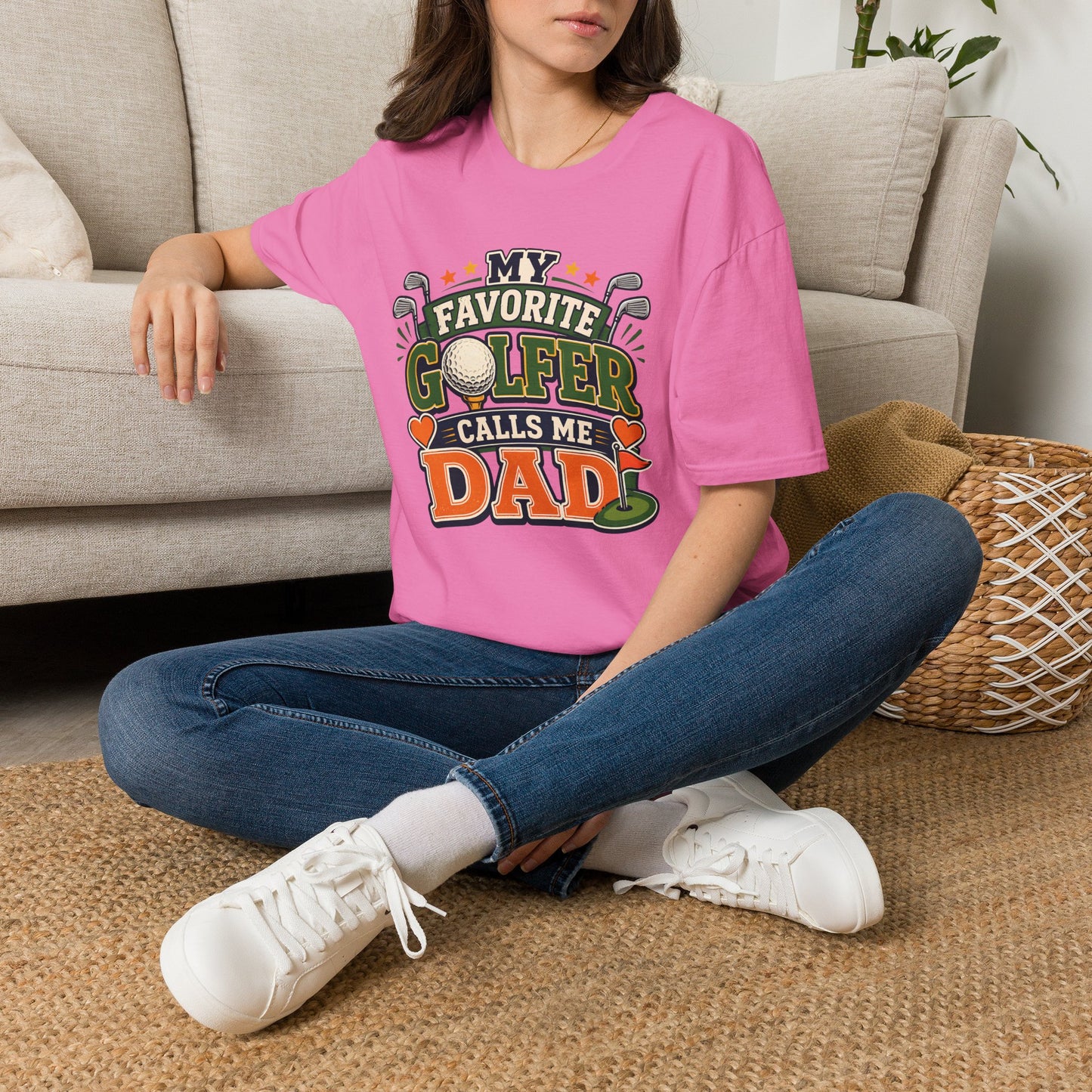 My favourite golfer calls me dad T-shirt