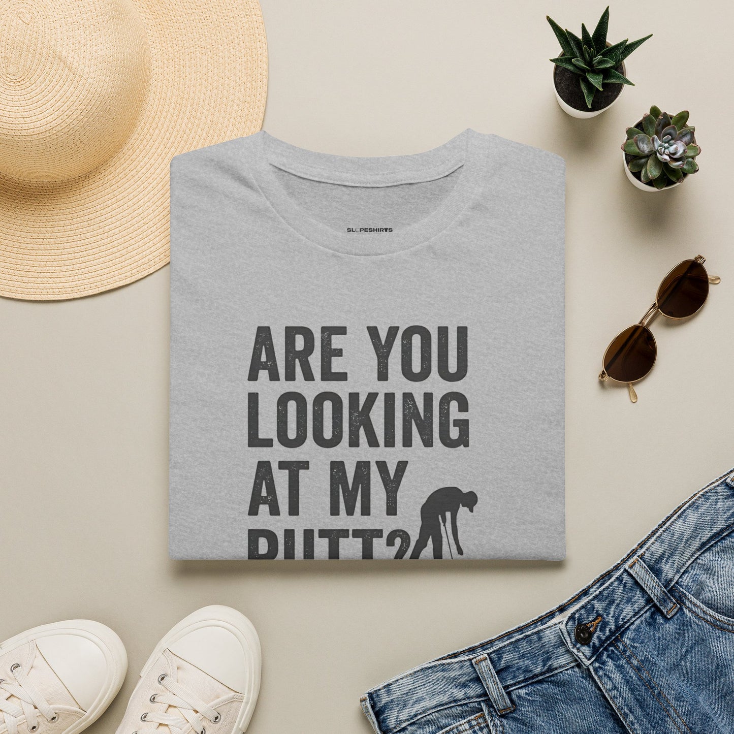 Are you looking at my putt T-shirt